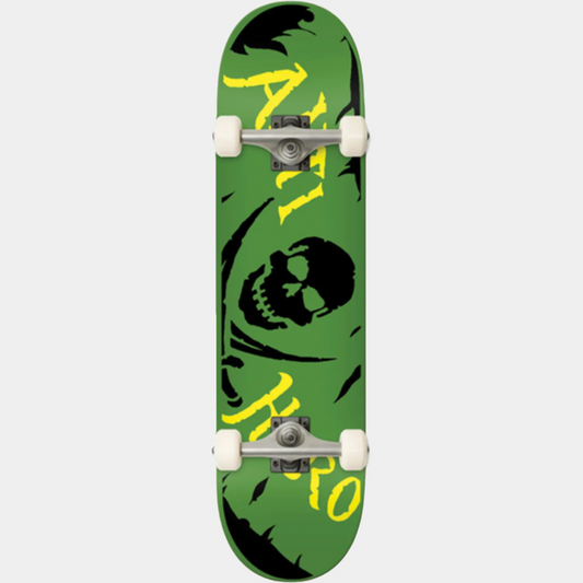 Anti Hero Jolly Roger Complete Skateboard 7.75" Green-Black Sheep Skate Shop