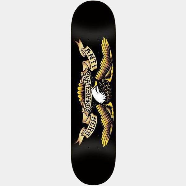 Anti Hero Skateboards Classic Eagle Deck 8.12" Black-Black Sheep Skate Shop
