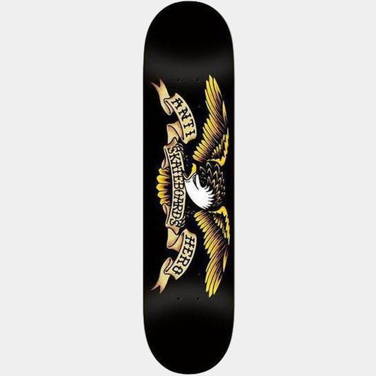 Anti Hero Skateboards Classic Eagle Deck 8.12" Black-Black Sheep Skate Shop