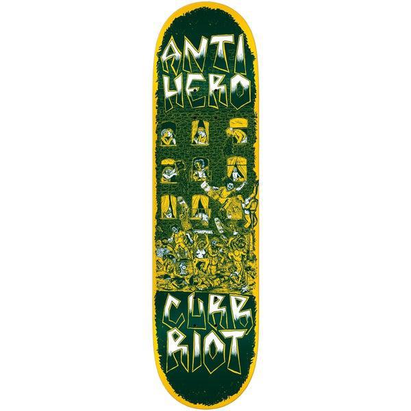 Anti Hero Skateboards Curb Riot Redux Deck 8.12"-Black Sheep Skate Shop