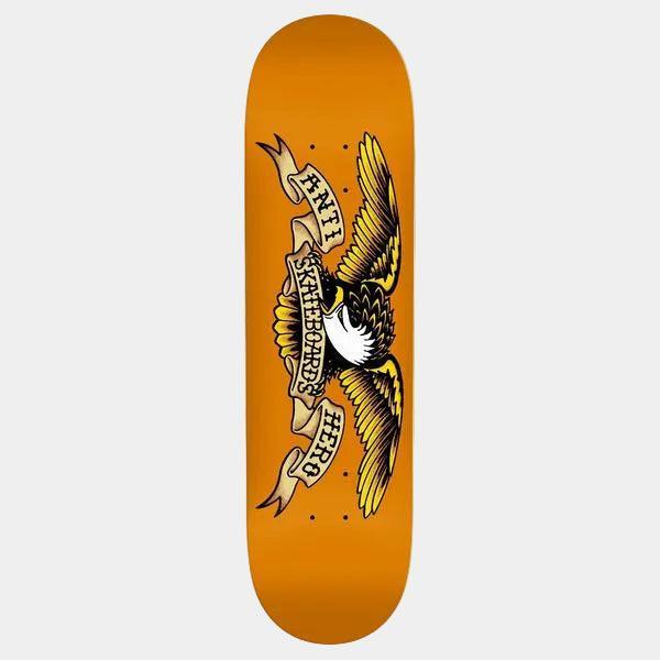 Anti Hero Skateboards Eagle DBX Basalt Deck 8.75" Orange-Black Sheep Skate Shop