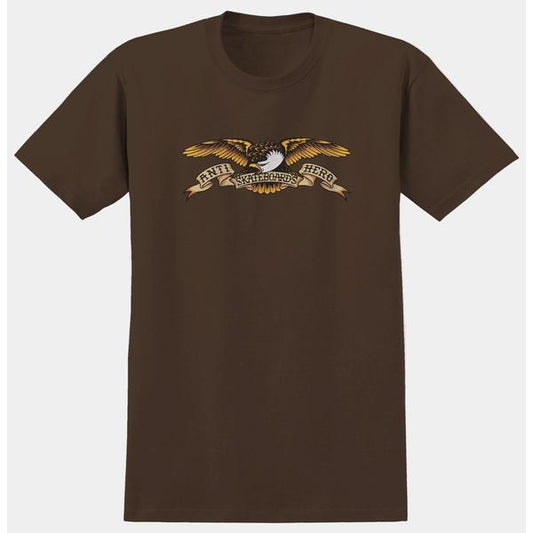 Anti Hero Skateboards Eagle Tee Brown-Black Sheep Skate Shop