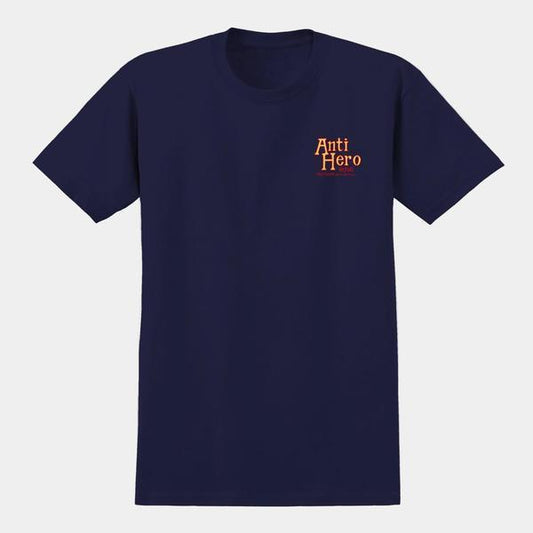 Anti Hero Skateboards Homers T-Shirt Navy-Black Sheep Skate Shop