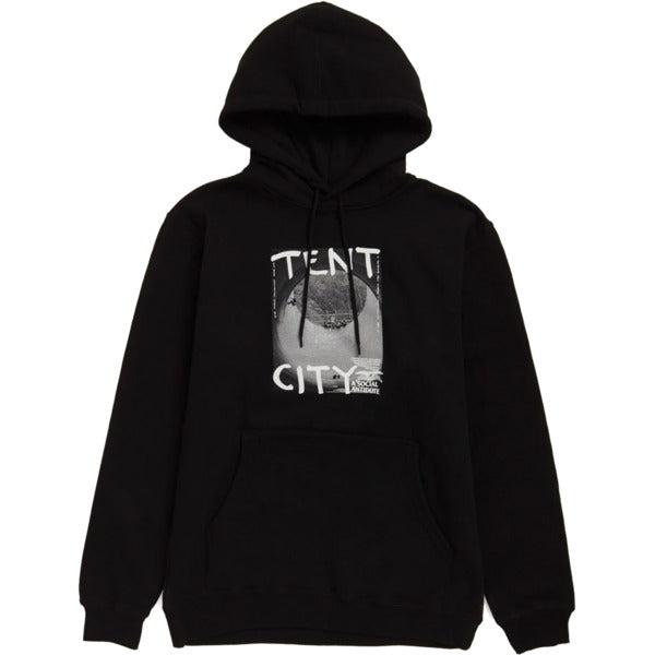 Anti Hero Skateboards Tent City Hoody Black — Black Sheep Skate Shop