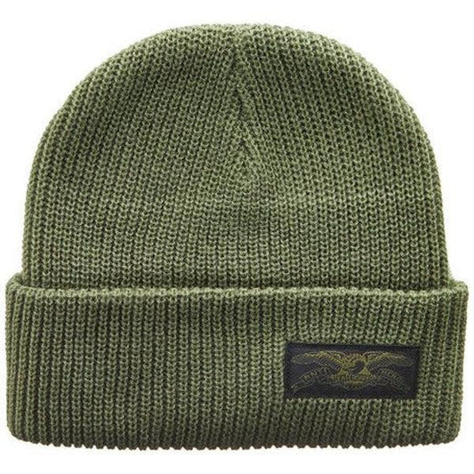 Anti Hero Stock Eagle Label Beanie Olive-Black Sheep Skate Shop