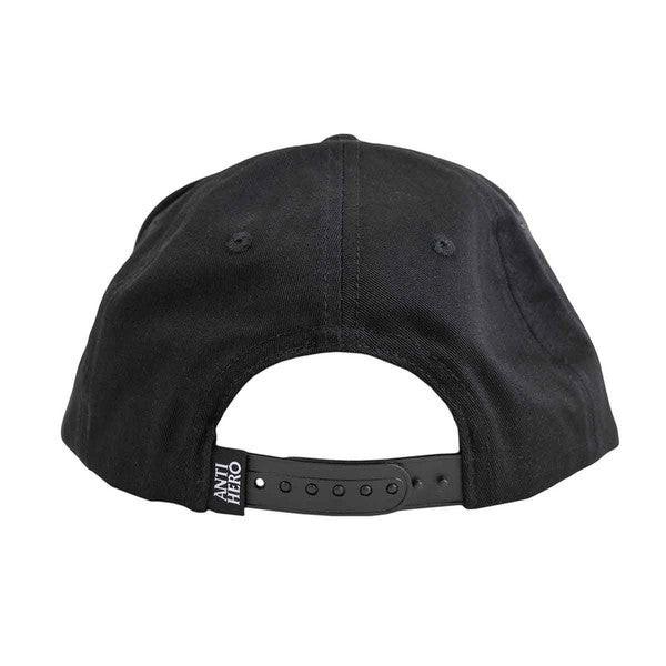 Anti Hero Yeag Yang Snapback Hat Black - White-Black Sheep Skate Shop