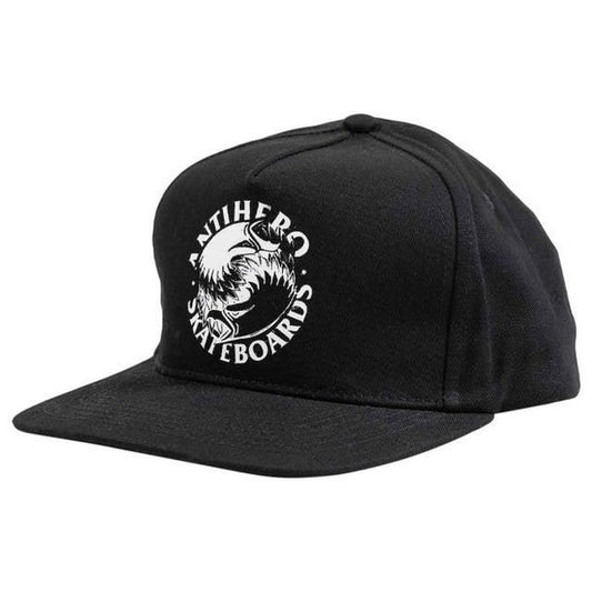 Anti Hero Yeag Yang Snapback Hat Black - White-Black Sheep Skate Shop