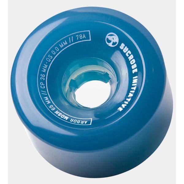 Arbor Mosh Soft Cruiser Longboard Wheels 82a 65mm Blue-Black Sheep Skate Shop