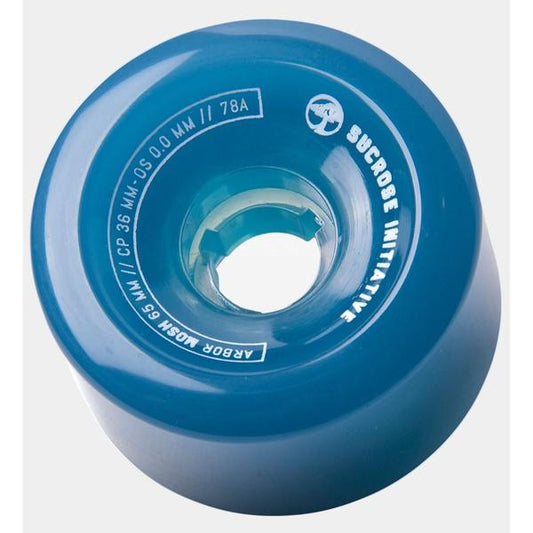 Arbor Mosh Soft Cruiser Longboard Wheels 82a 65mm Blue-Black Sheep Skate Shop