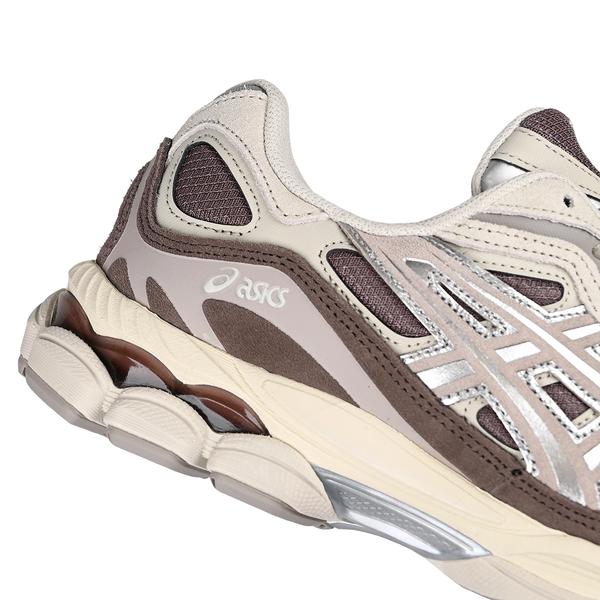 Asics GEL NYC Sportstyle Shoe Cocoa Powder - Pure Silver-Black Sheep Skate Shop