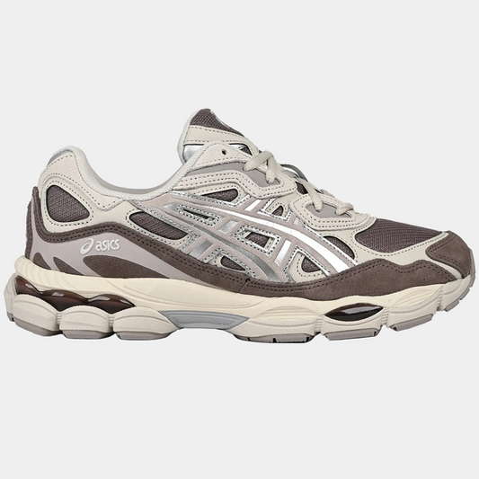 Asics GEL NYC Sportstyle Shoe Cocoa Powder - Pure Silver-Black Sheep Skate Shop