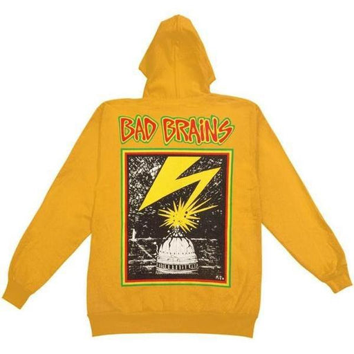 Bad Brains Capitol Hooded Sweatshirt Yellow-Black Sheep Skate Shop