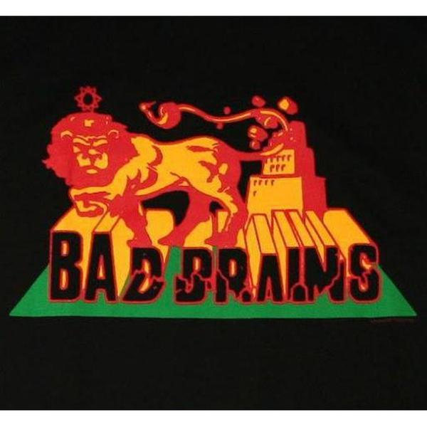 Bad Brains Rasta Lion Tee Black-Black Sheep Skate Shop