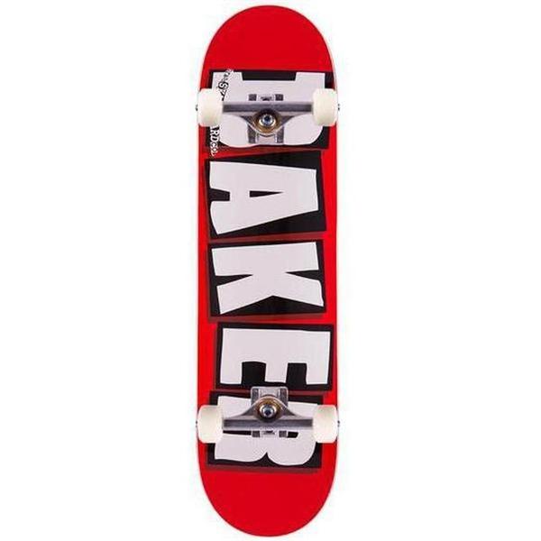 Baker Logo White Premium Skateboard Complete 8.0"-Black Sheep Skate Shop