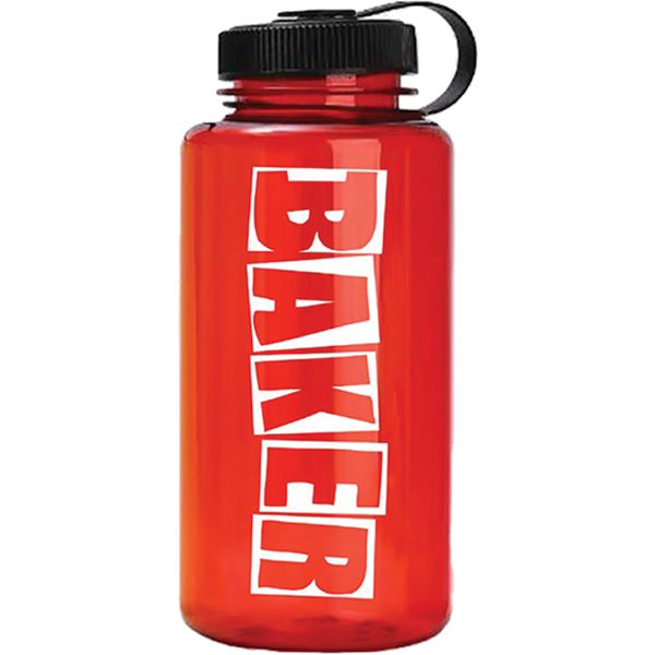 Baker Skateboards Brand Logo Water Bottle Red-Black Sheep Skate Shop