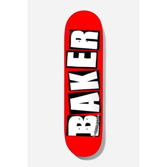 Baker Skateboards Brand Logo White Deck 8.0"-Black Sheep Skate Shop