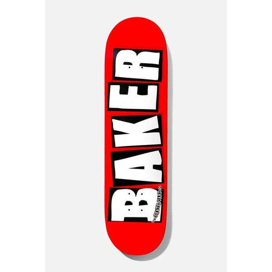 Baker Skateboards Brand Logo White Deck 8.125"-Black Sheep Skate Shop