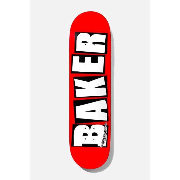 Baker Skateboards Brand Logo White Deck 8.25"-Black Sheep Skate Shop