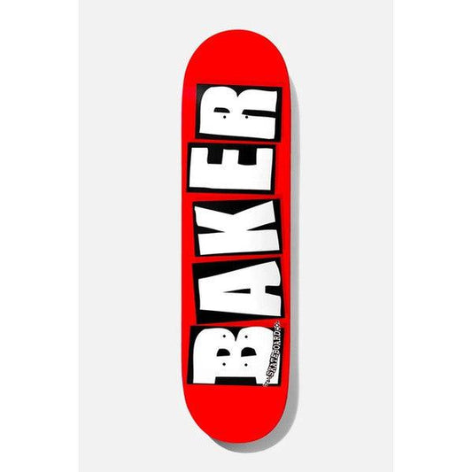 Baker Skateboards Brand Logo White Deck 8.25"-Black Sheep Skate Shop