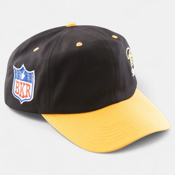 Baker Skateboards Cool Place Snapback Hat Black - Yellow-Black Sheep Skate Shop