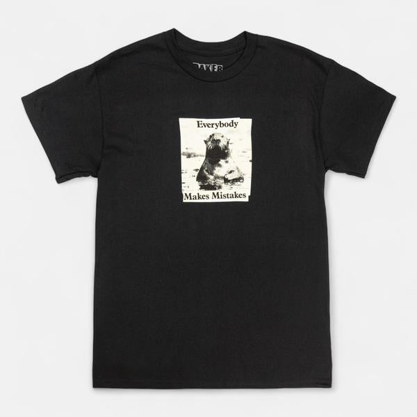 Baker Skateboards Everybody Makes Mistakes T-Shirt Black-Black Sheep Skate Shop
