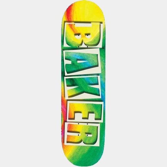 Baker Skateboards Riley Hawk Watercolor Logo Deck 8.25"-Black Sheep Skate Shop
