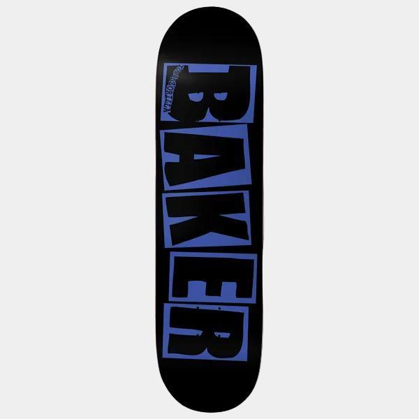 Baker Skateboards Rowan Zorilla Brand Logo Danger Blue Deck 8.25"-Black Sheep Skate Shop