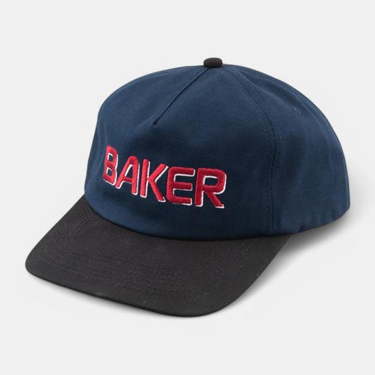 Baker Skateboards T-2000 Snapback Hat Navy - Black-Black Sheep Skate Shop