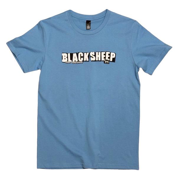 Baker Skateboards x Black Sheep T-Shirt Carolina Blue-Black Sheep Skate Shop