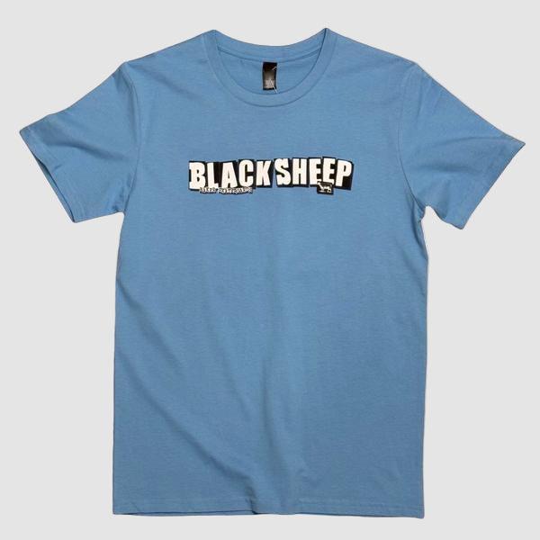 BLACK SHEEP Tシャツ Lサイズ Baker Skateboards x Black Sheep T-Shirt Carolina Blue – Black