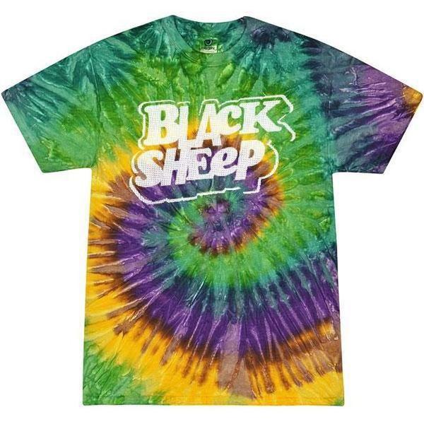 Black Sheep 80s Tee Mardi Gras Tie Dye-Black Sheep Skate Shop