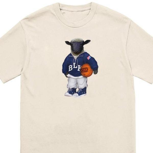 Black Sheep Ballin' Tee Cream-Black Sheep Skate Shop