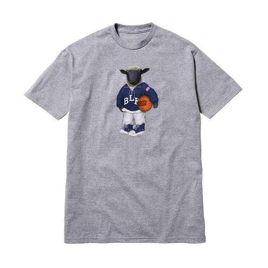 Black Sheep Ballin' Tee Heather Grey-Black Sheep Skate Shop