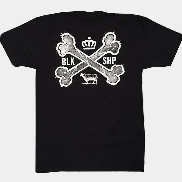 Black Sheep Bones Tee Black-Black Sheep Skate Shop