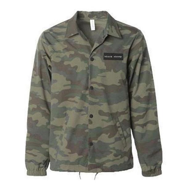 Black Sheep Camo Coaches Jacket-Black Sheep Skate Shop