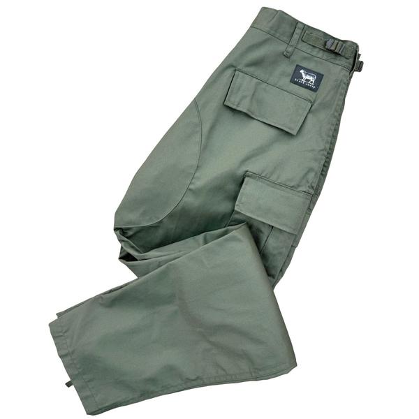 Black Sheep Cargo Skate Pants - Olive Drab-Black Sheep Skate Shop