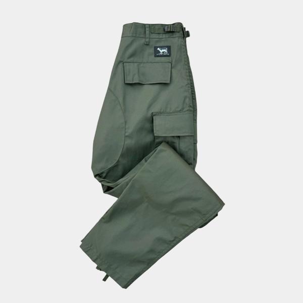 Black Sheep Cargo Skate Pants - Olive Drab-Black Sheep Skate Shop