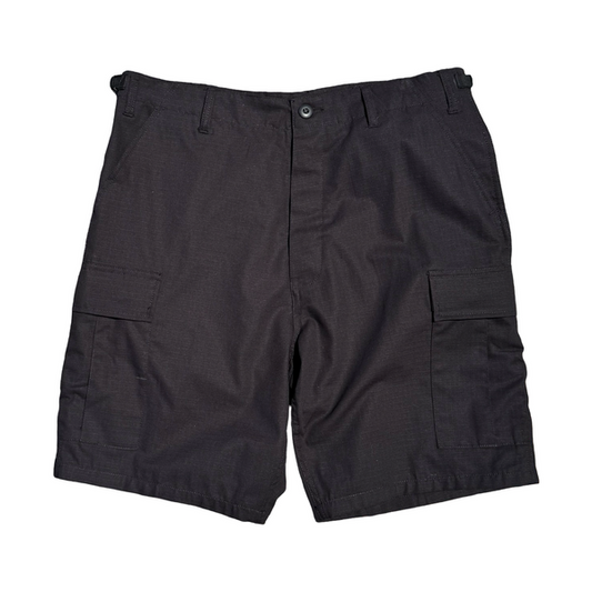 Black Sheep Cargo Skate Shorts - Black-Black Sheep Skate Shop