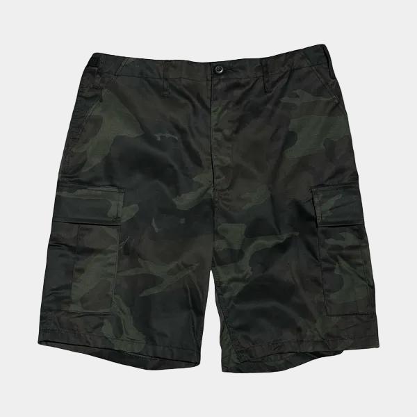 Black Sheep Cargo Skate Shorts - Midnight Woodland Camo-Black Sheep Skate Shop