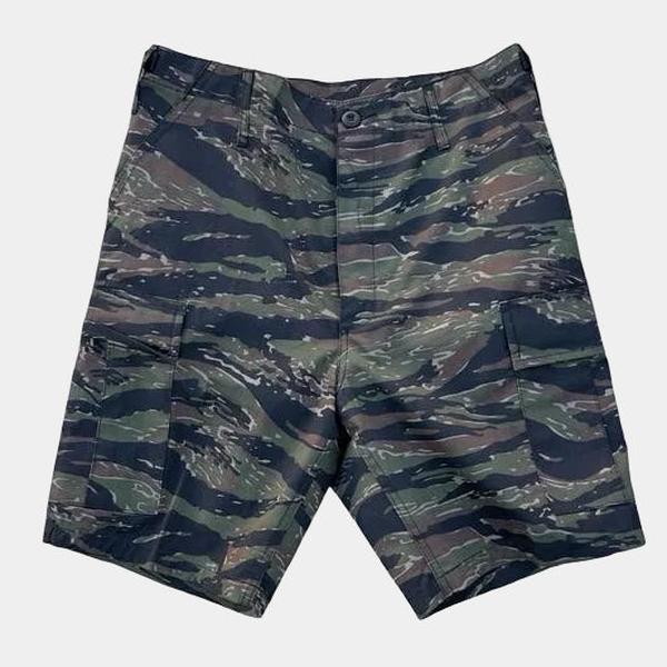 Black Sheep Cargo Skate Shorts - Tiger Stripe Camo-Black Sheep Skate Shop