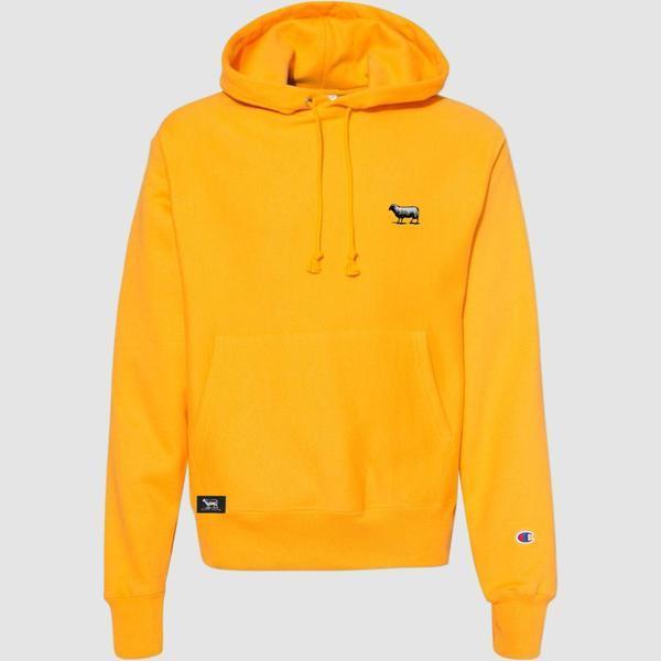 Black Sheep Champion Pullover Hoody Gold-Black Sheep Skate Shop
