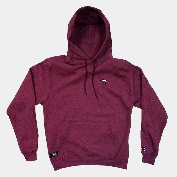 Black Sheep Champion Pullover Hoody Maroon Heather-Black Sheep Skate Shop