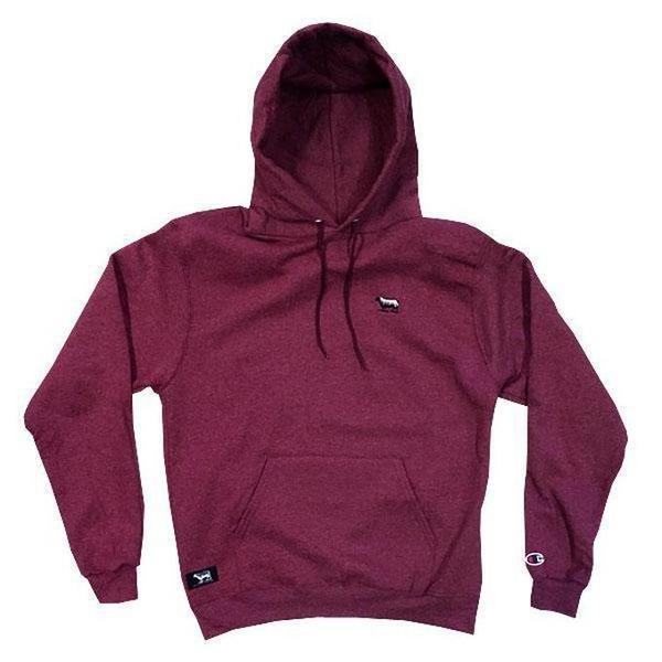 Black Sheep Champion Pullover Hoody Maroon Heather-Black Sheep Skate Shop