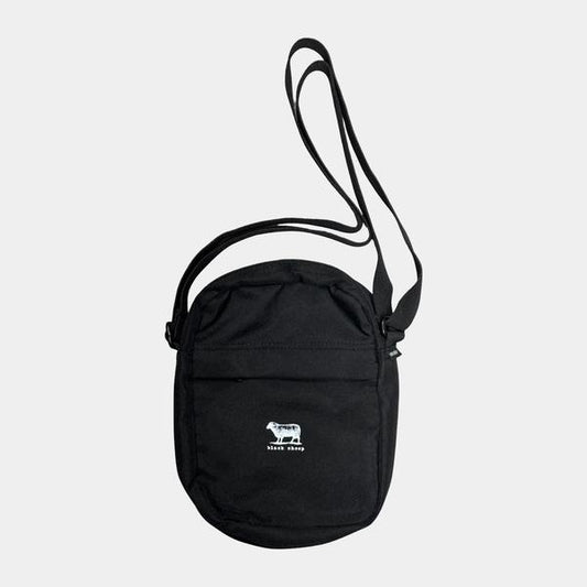 Black Sheep Compact Flight Shoulder Bag Black-Black Sheep Skate Shop