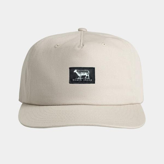 Black Sheep Cotton "Surf Cap" Snapback Hat Bone-Black Sheep Skate Shop