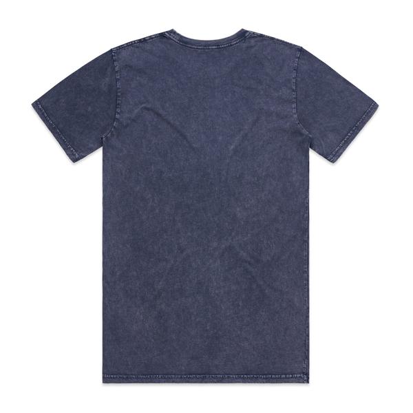 Black Sheep Embroidered Icon Tee Faded Blue Stone Wash-Black Sheep Skate Shop