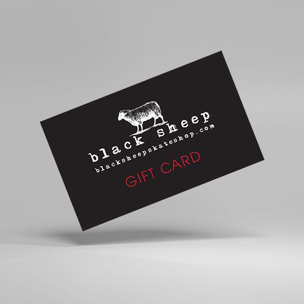 Black Sheep Gift Card $10/$25/$50/$100 or $200-Black Sheep Skate Shop