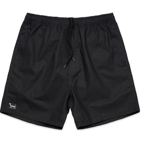 Black Sheep Icon Beach Shorts Black-Black Sheep Skate Shop