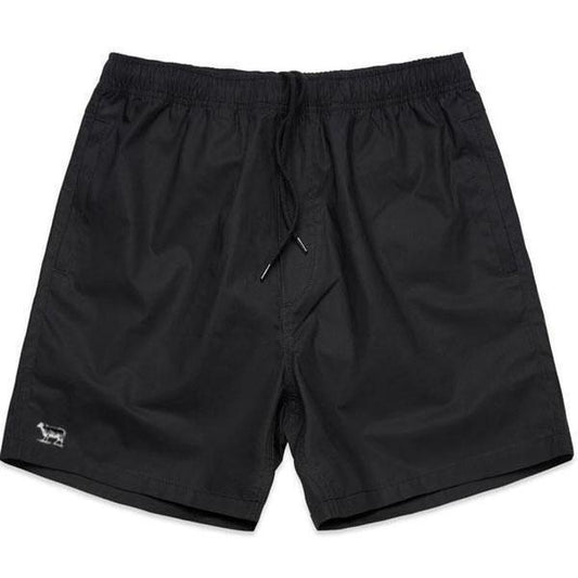 Black Sheep Icon Beach Shorts Black-Black Sheep Skate Shop