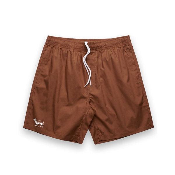 Black Sheep Icon Beach Shorts Clay-Black Sheep Skate Shop